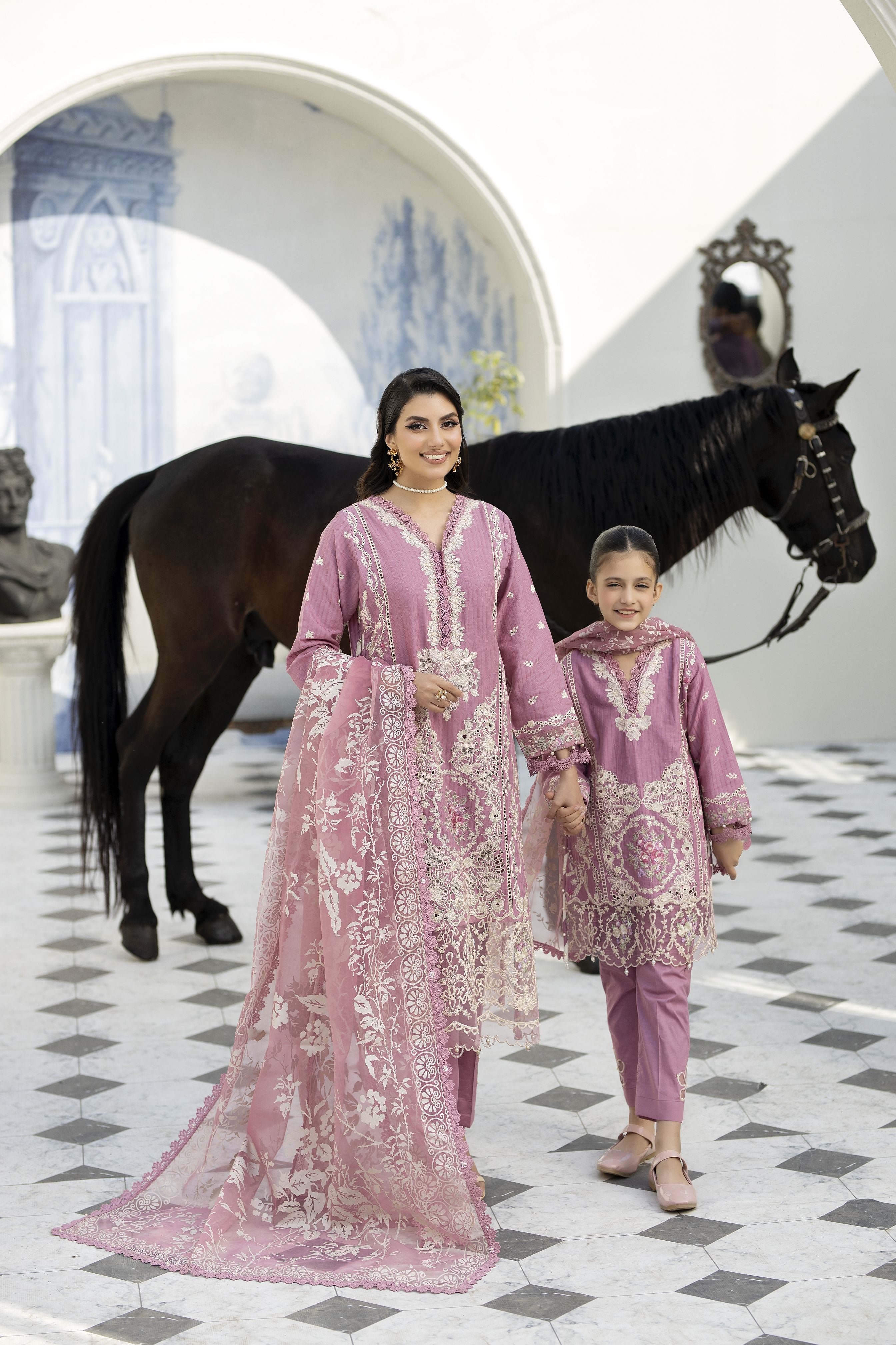 Saffron Jacquard Lawn Collection by Mona SME2