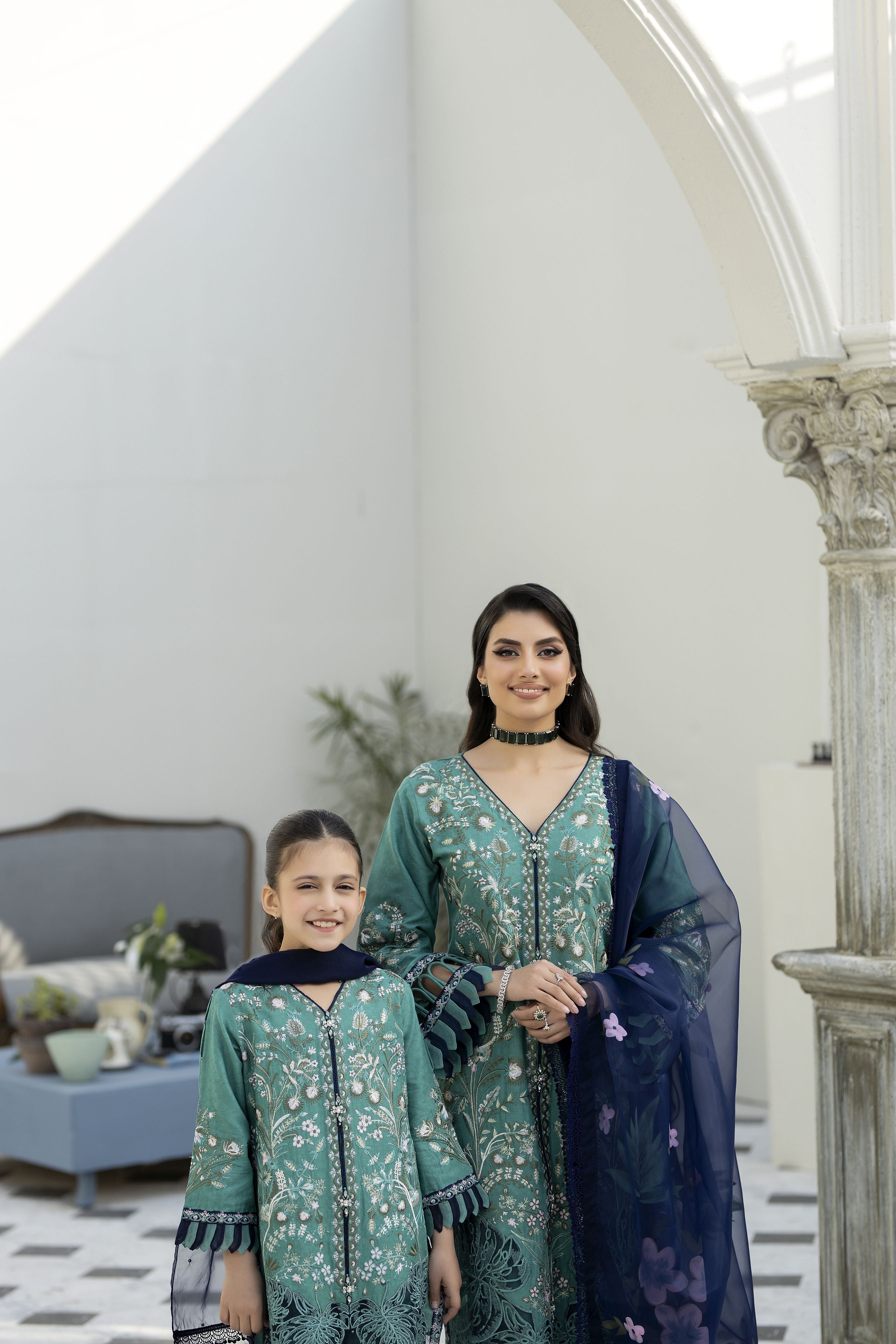 Saffron Jacquard Lawn Collection by Mona SME1
