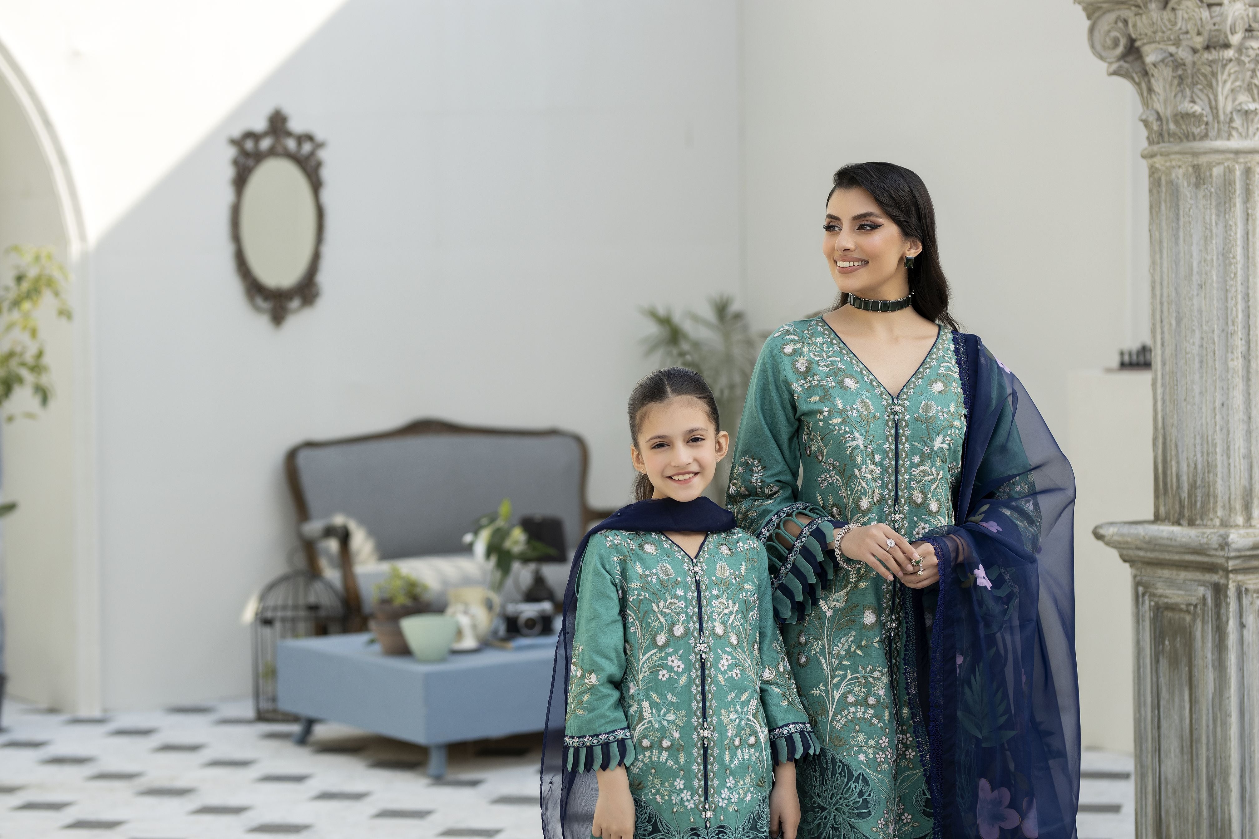 Saffron Jacquard Lawn Collection by Mona SME1