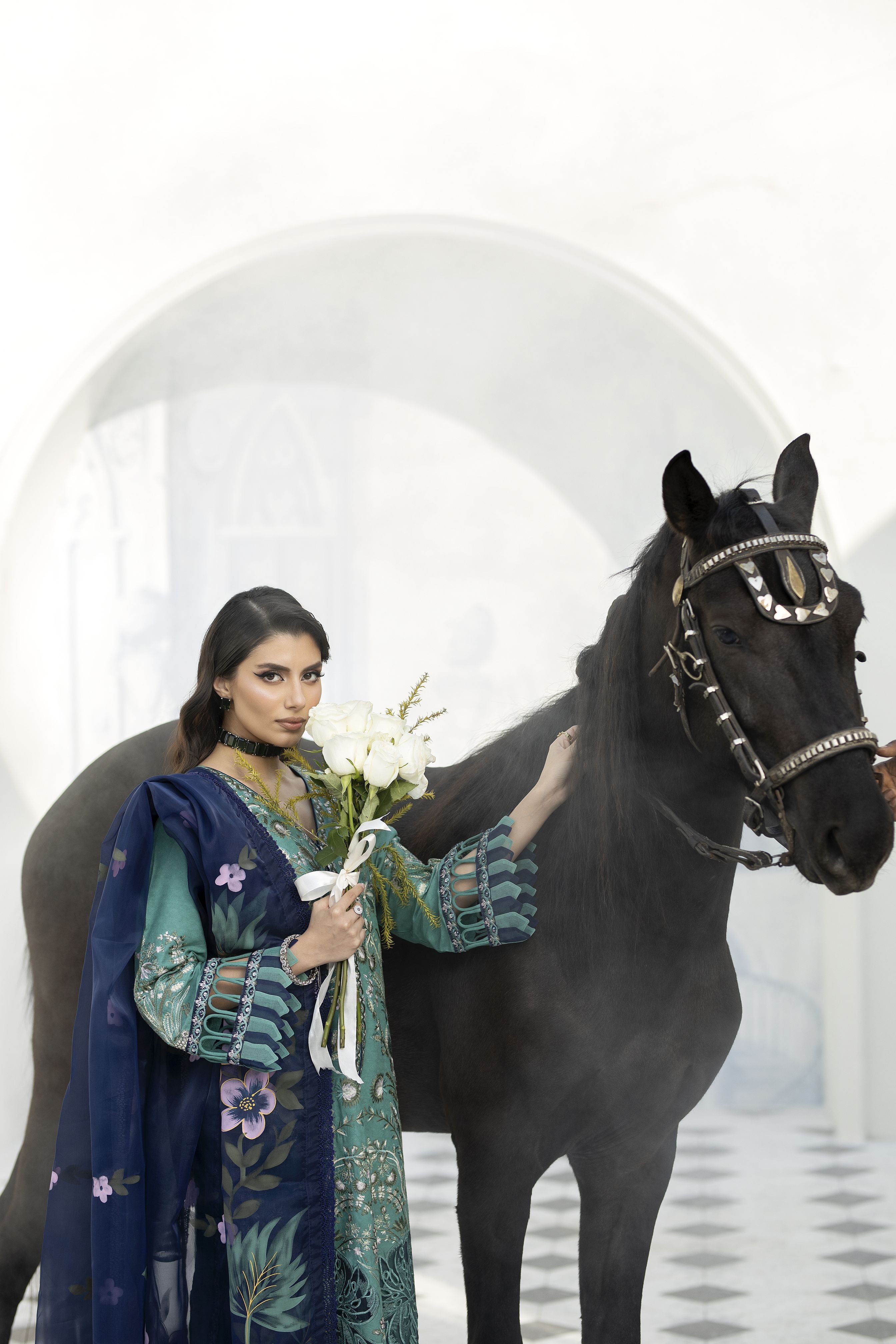 Saffron Jacquard Lawn Collection by Mona SME1