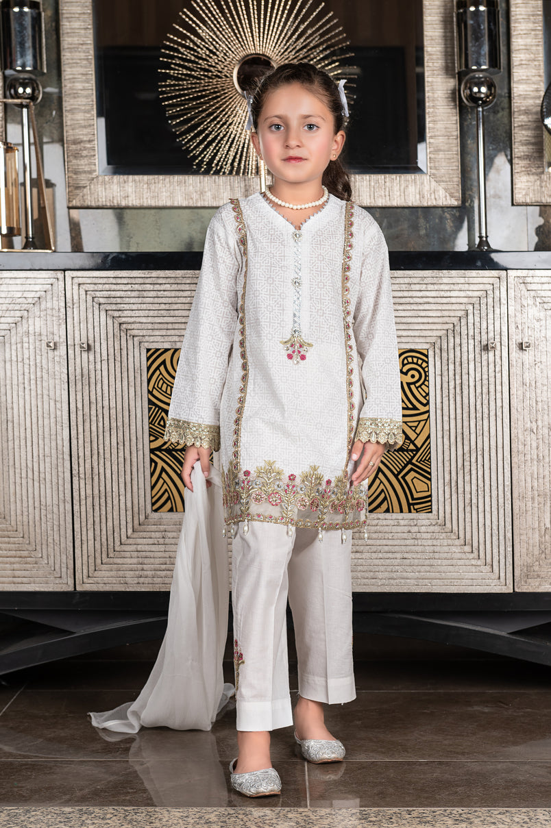 3pc Cotton Girls Dress MCE9