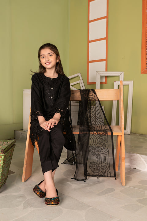 3pc Cotton Girls Dress MCE1