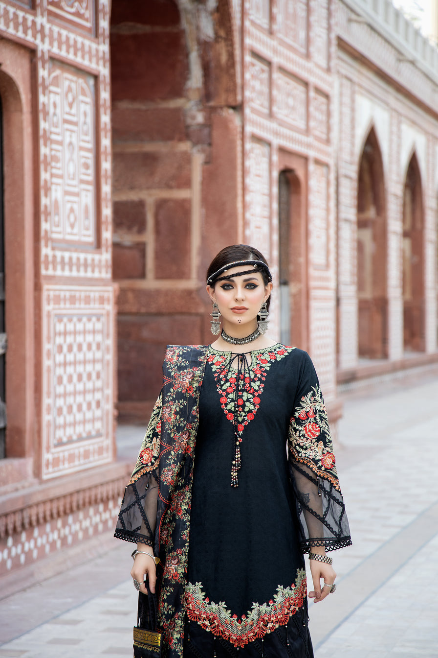 Sakeena Hasan Cotton Jacquard Women Dress 04