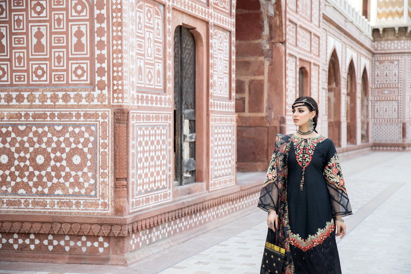 Sakeena Hasan Cotton Jacquard Women Dress 04