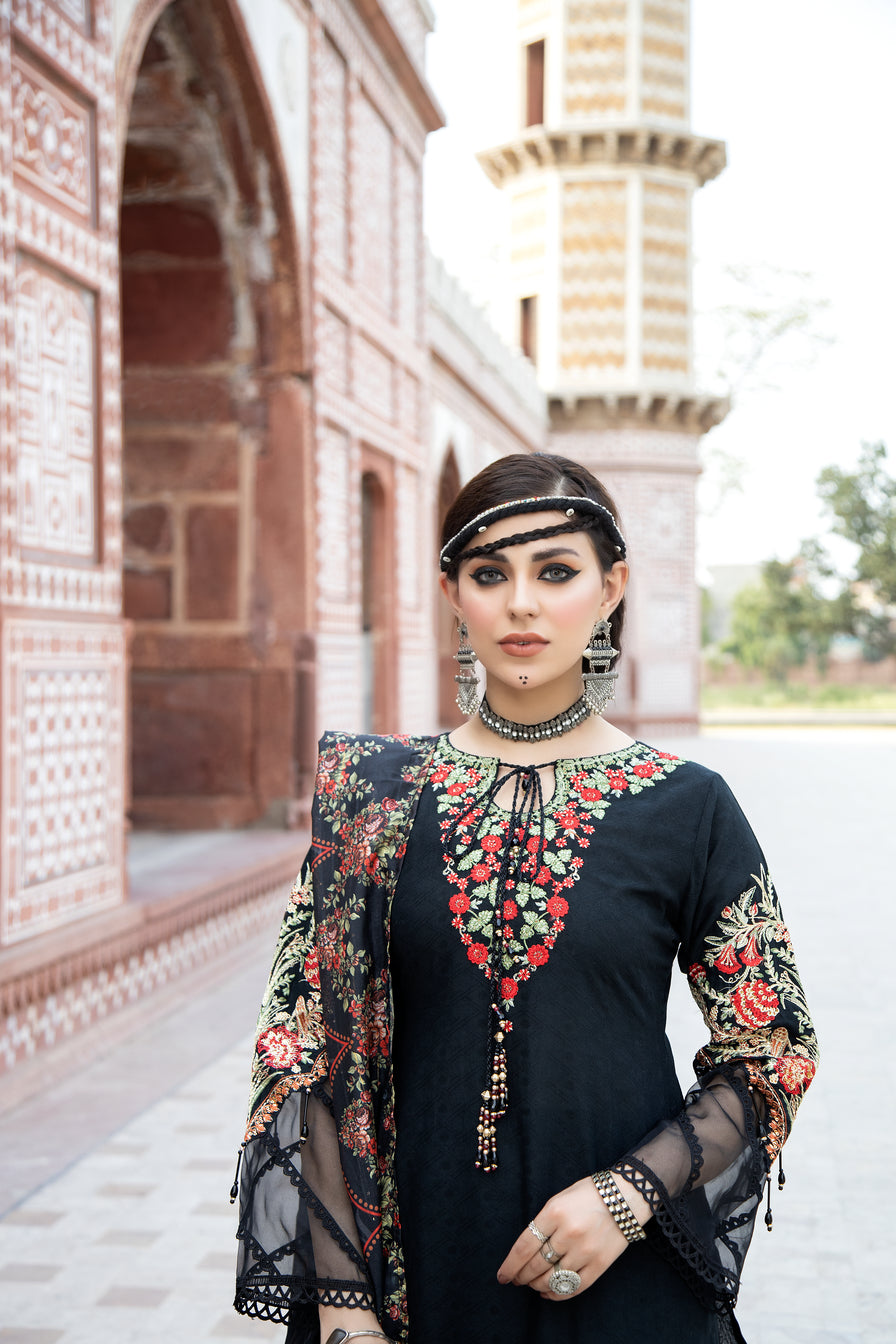 Sakeena Hasan Cotton Jacquard Women Dress 04