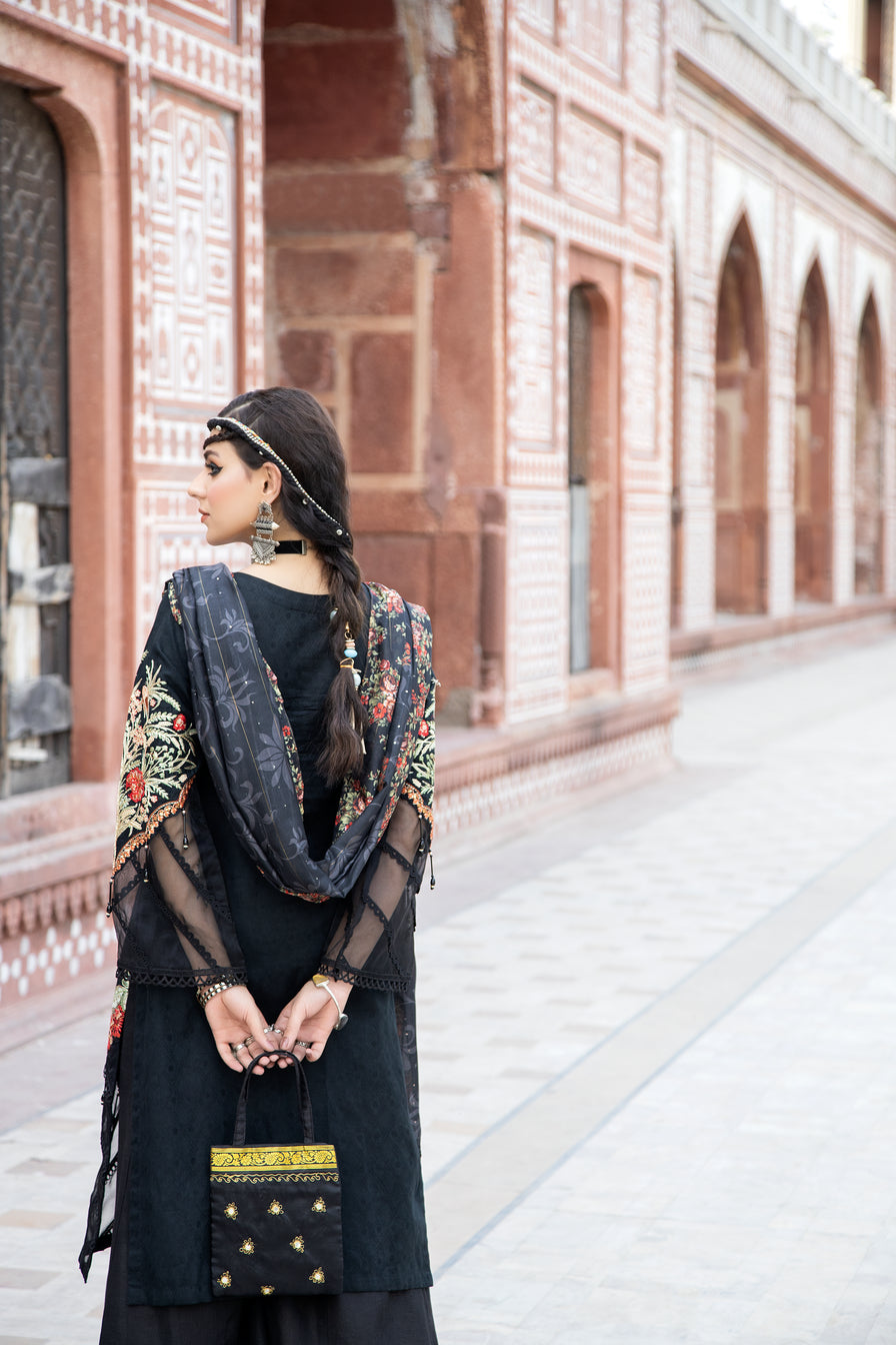 Sakeena Hasan Cotton Jacquard Women Dress 04