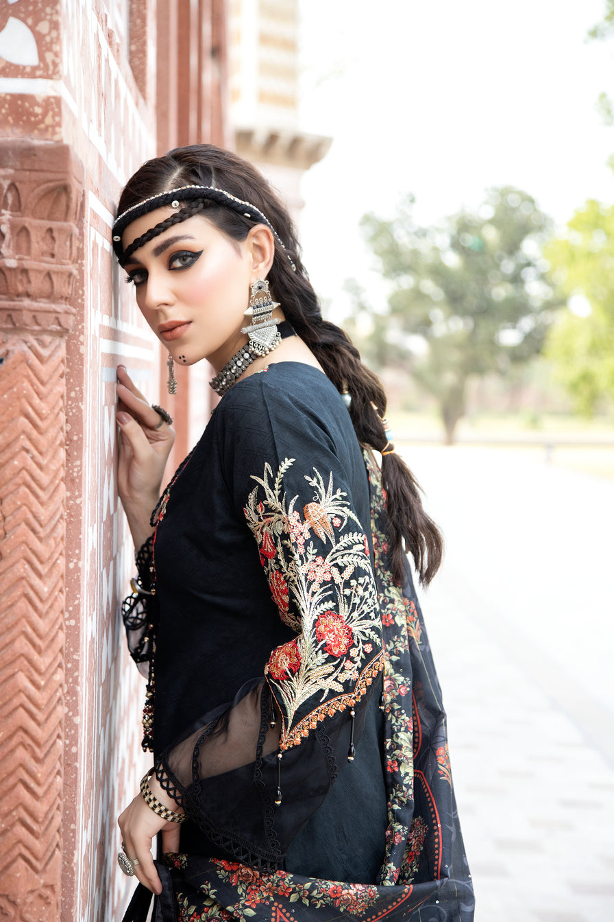 Sakeena Hasan Cotton Jacquard Women Dress 04