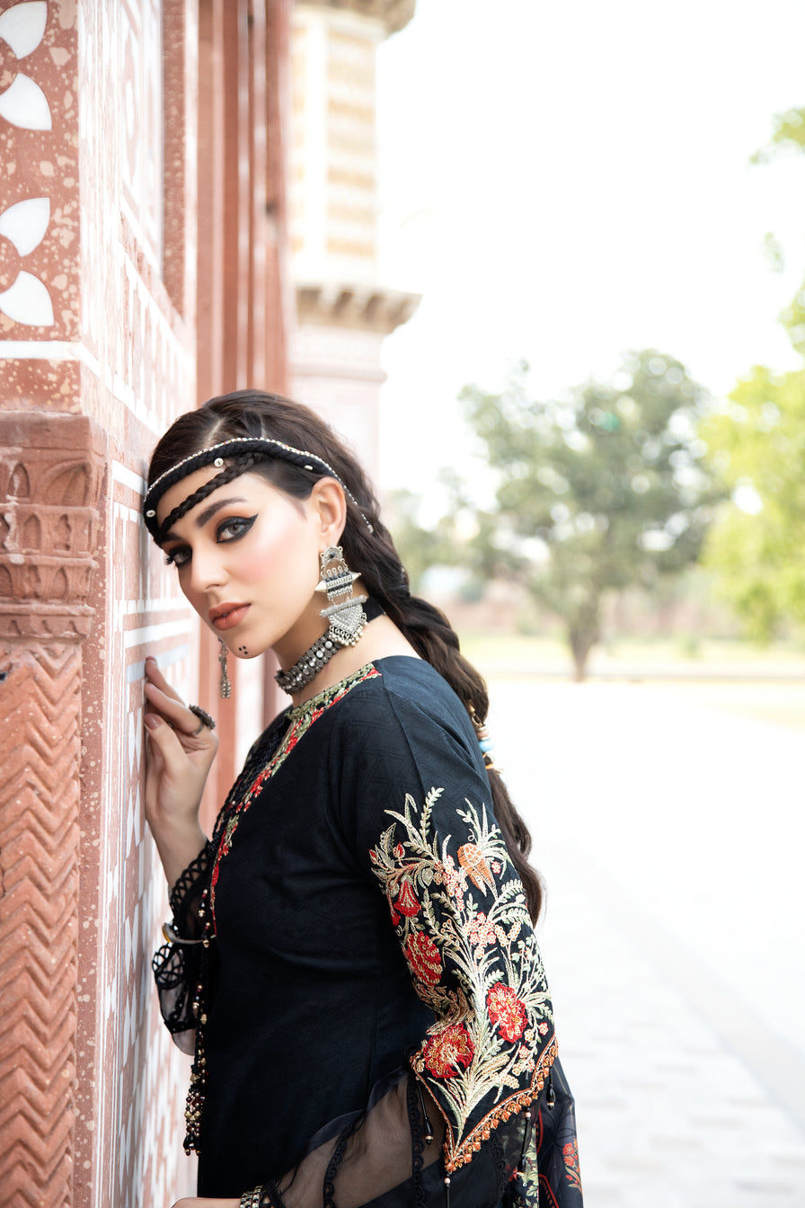 Sakeena Hasan Cotton Jacquard Women Dress 04