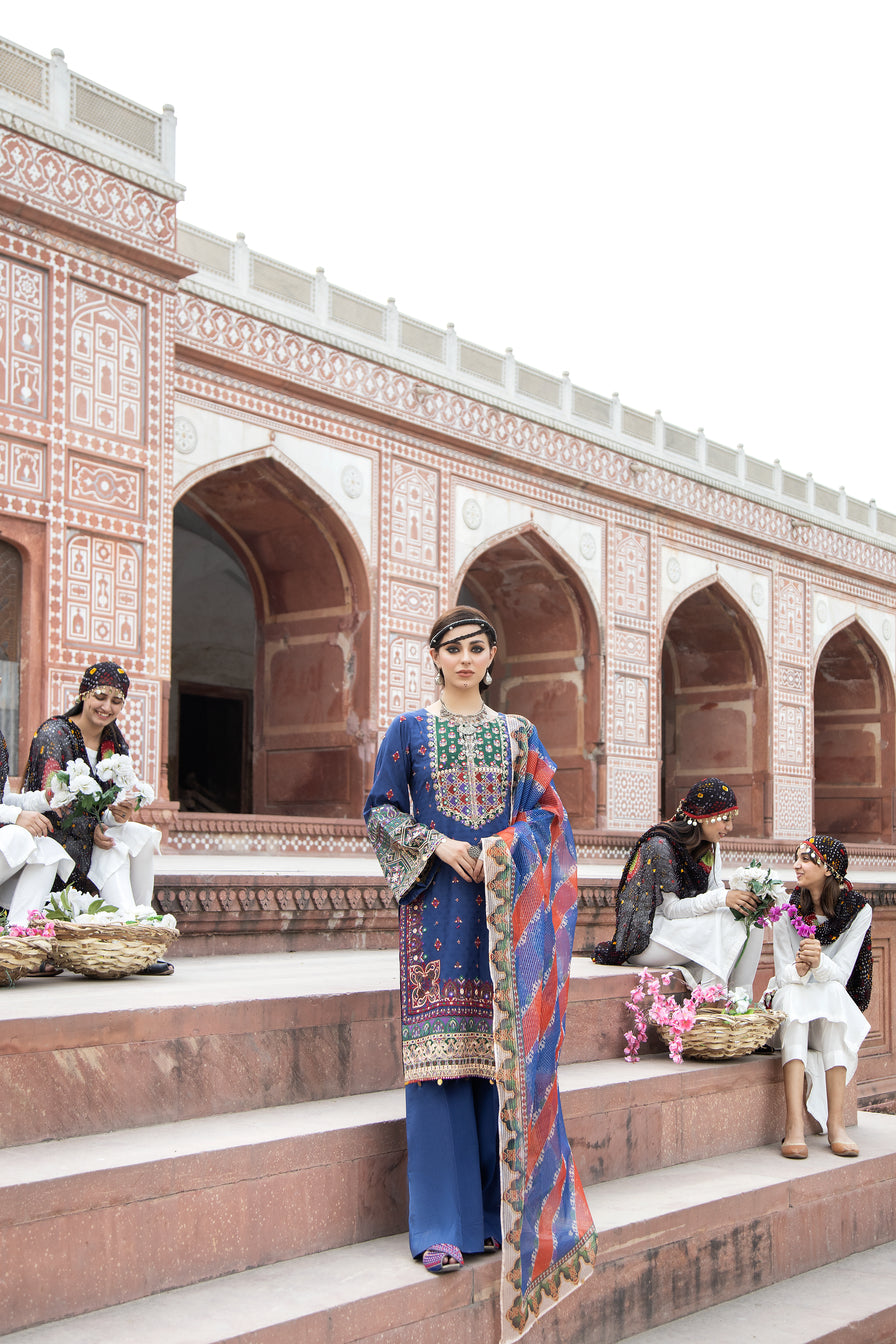Sakeena Hasan Cotton Jacquard Women Dress 06