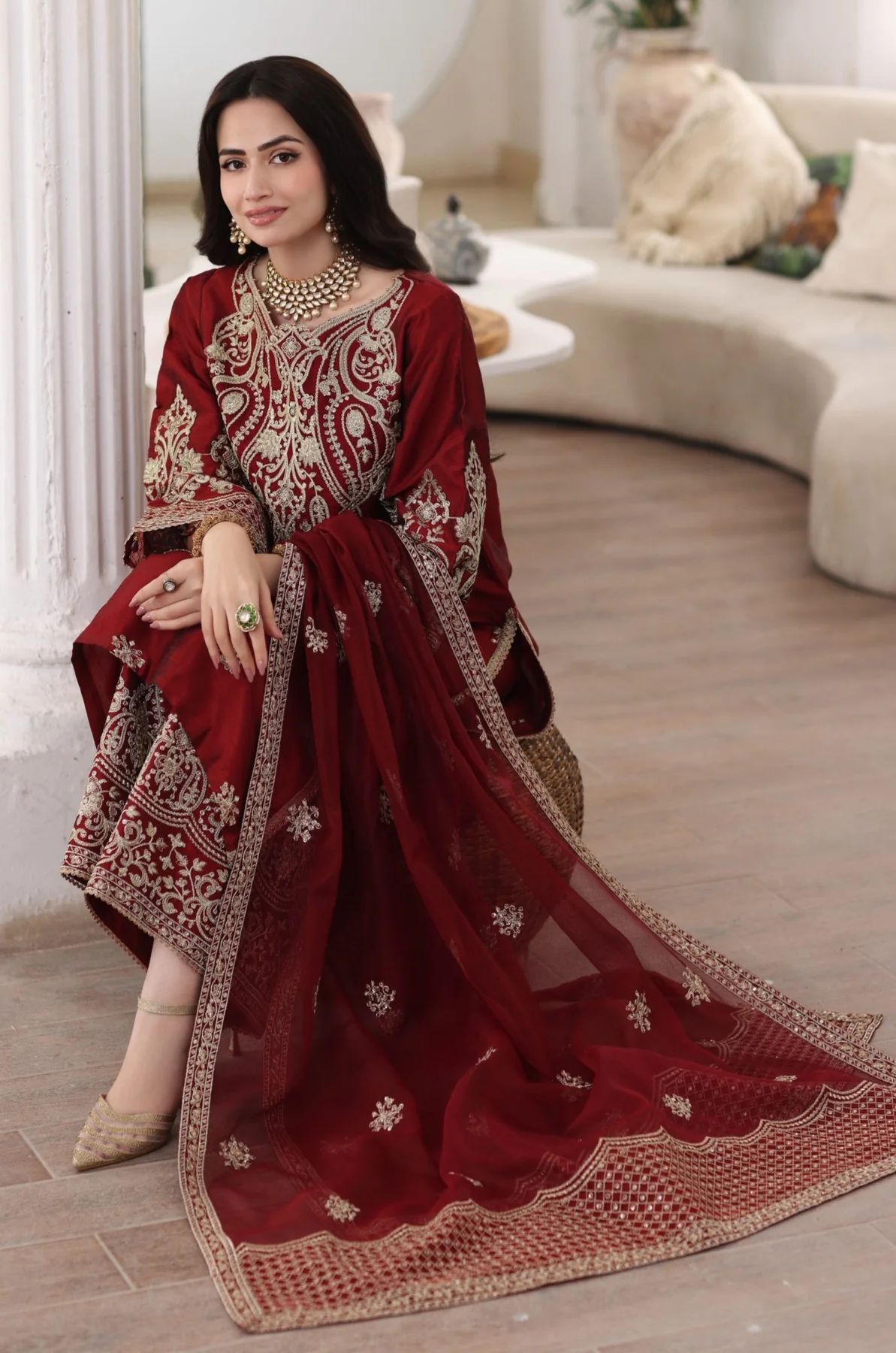 Mohagni 3pc Ready to Wear Raw Silk Suit 2025 Collection Muse18