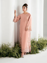 Gulnaar 2pc Hand-Embellished Silk Kaftan Suit