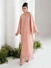 Gulnaar 2pc Hand-Embellished Silk Kaftan Suit