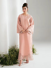 Gulnaar 2pc Hand-Embellished Silk Kaftan Suit