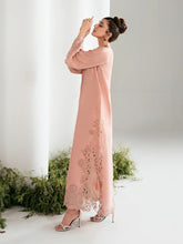 Gulnaar 2pc Hand-Embellished Silk Kaftan Suit