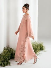 Gulnaar 2pc Hand-Embellished Silk Kaftan Suit