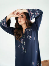 Neelam 2pc Hand-Embellished Silk Kaftan Suit by Ain