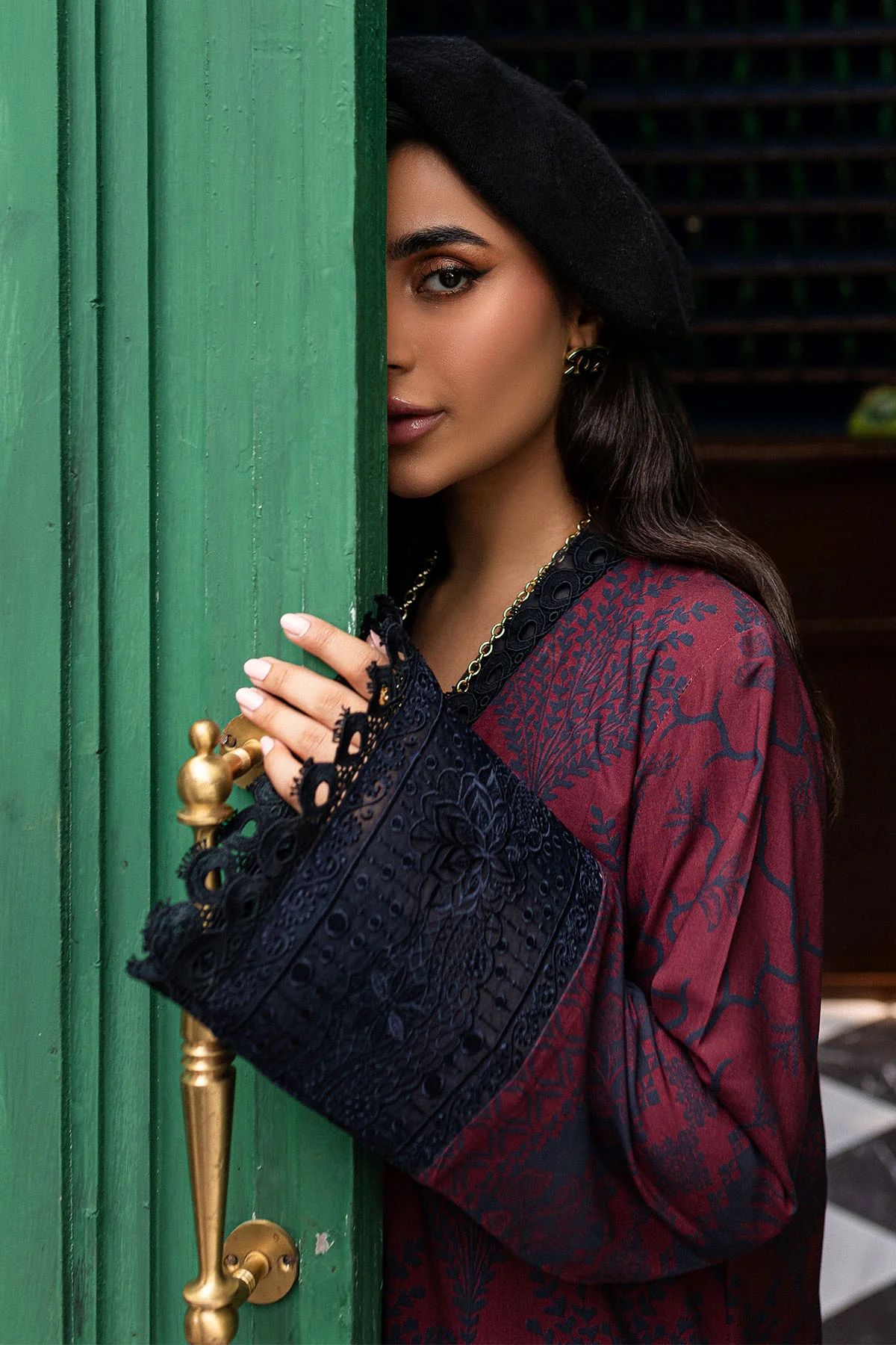Nureh Gardenia Winter Collection -Women Linen Slub Dresses GS-159