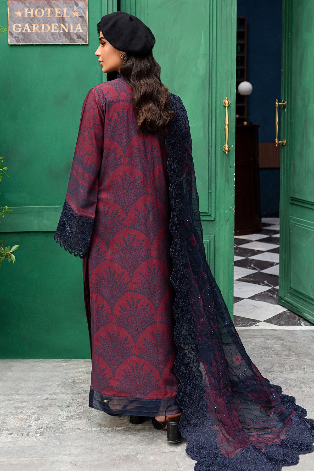Nureh Gardenia Winter Collection -Women Linen Slub Dresses GS-159