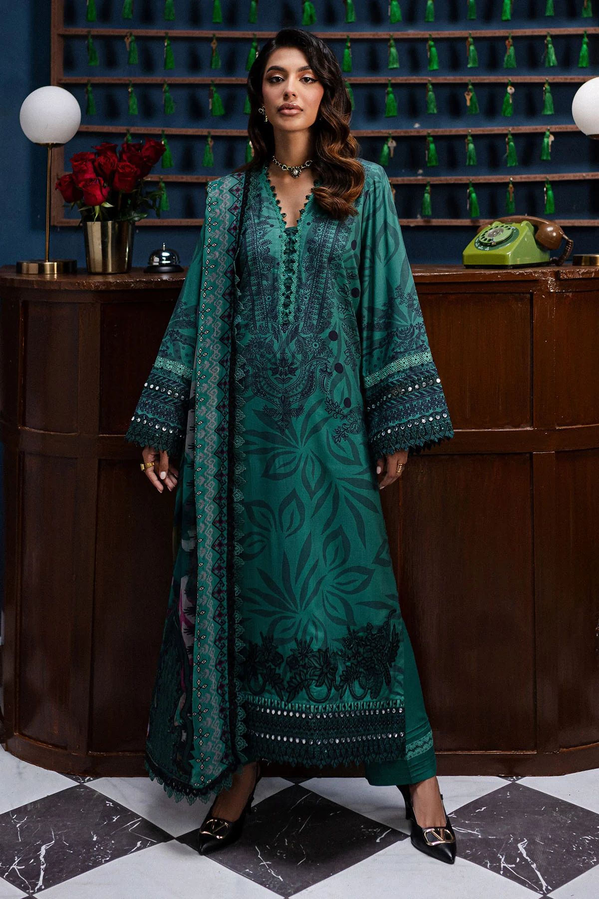 Nureh Gardenia Winter Collection -Women Linen Slub Dresses GS-160