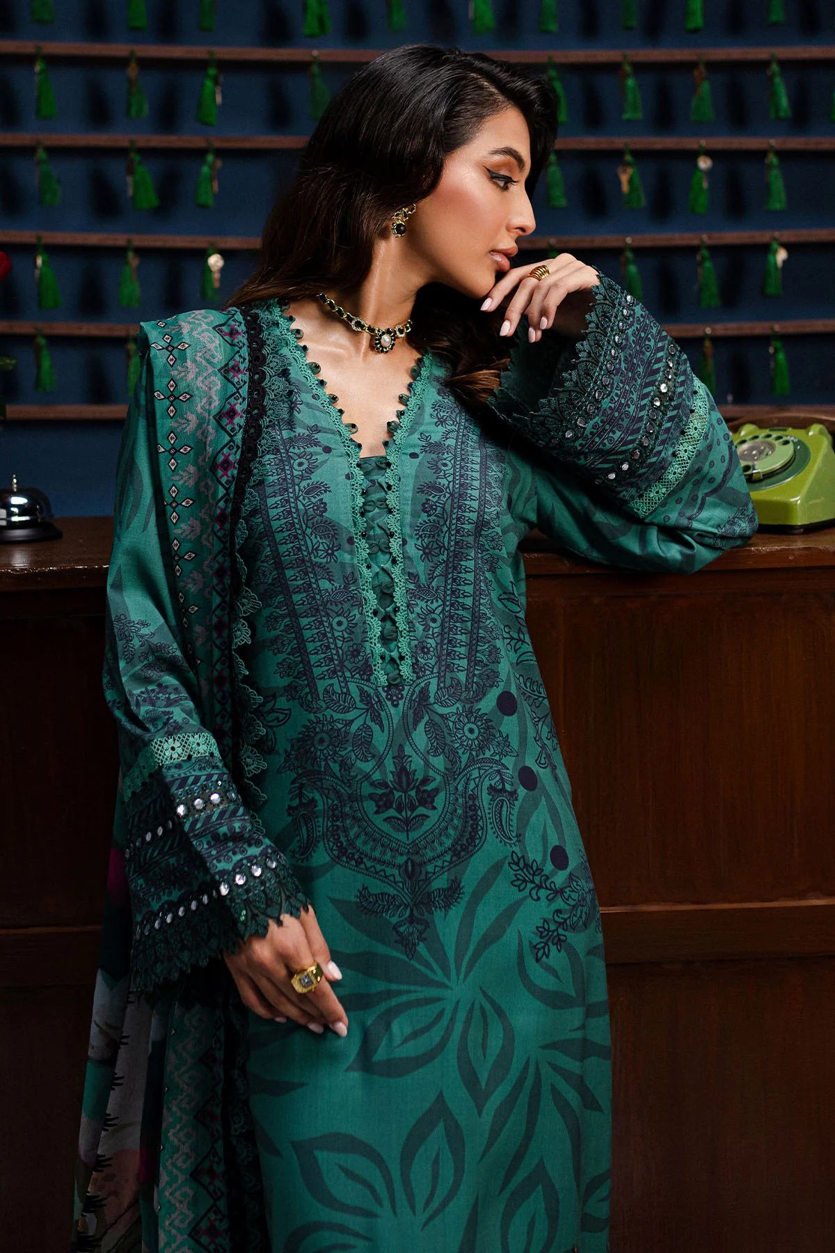 Nureh Gardenia Winter Collection -Women Linen Slub Dresses GS-160