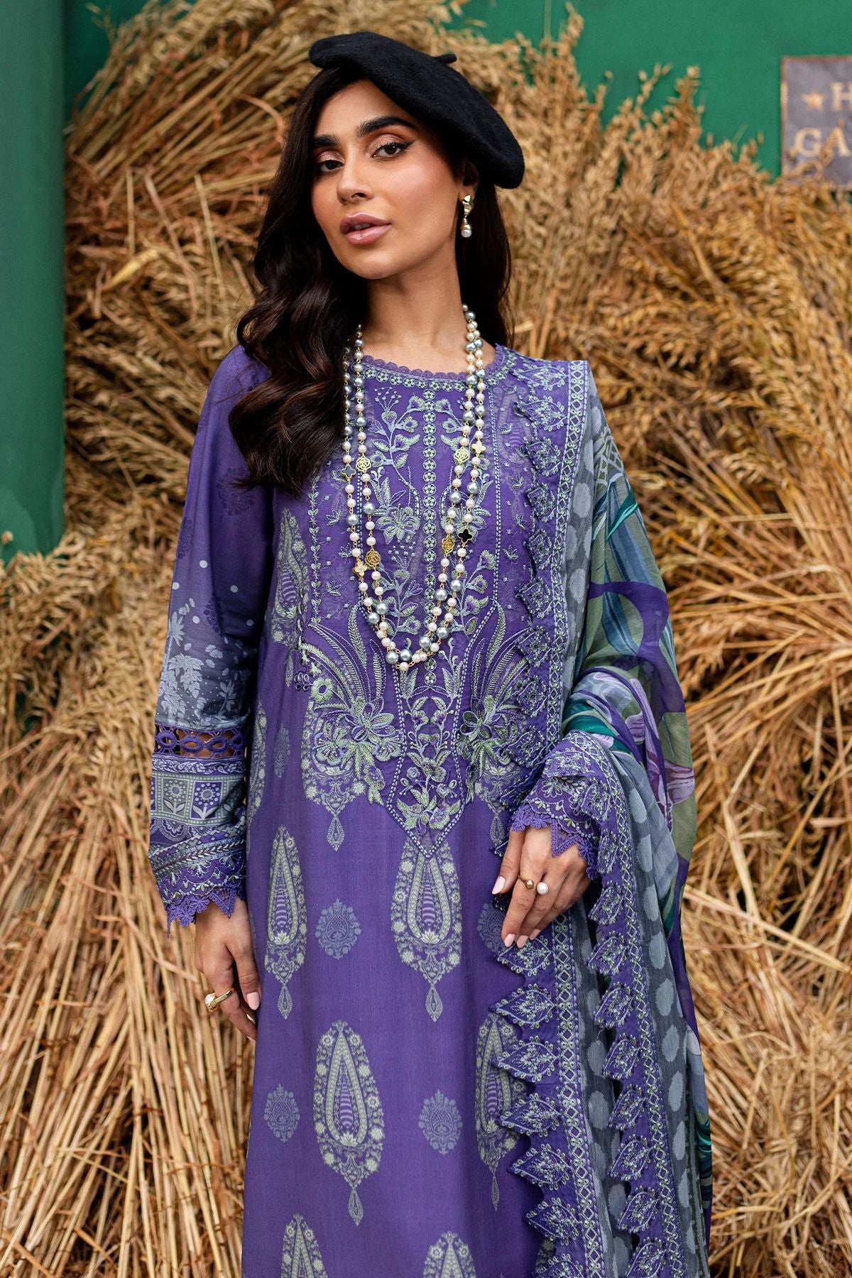 Nureh Gardenia Winter Collection -Women Linen Slub Dresses GS-162