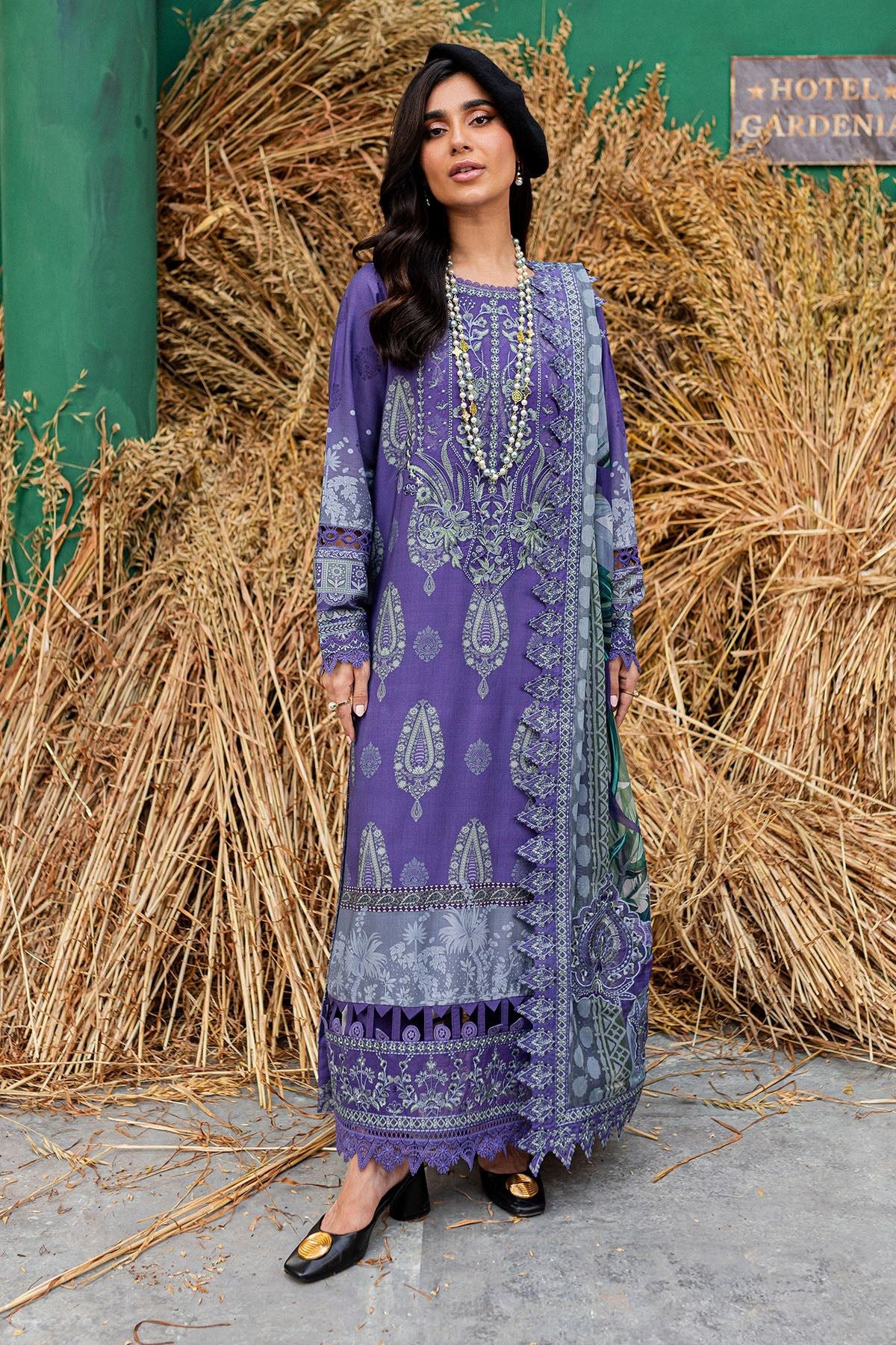 Nureh Gardenia Winter Collection -Women Linen Slub Dresses GS-162