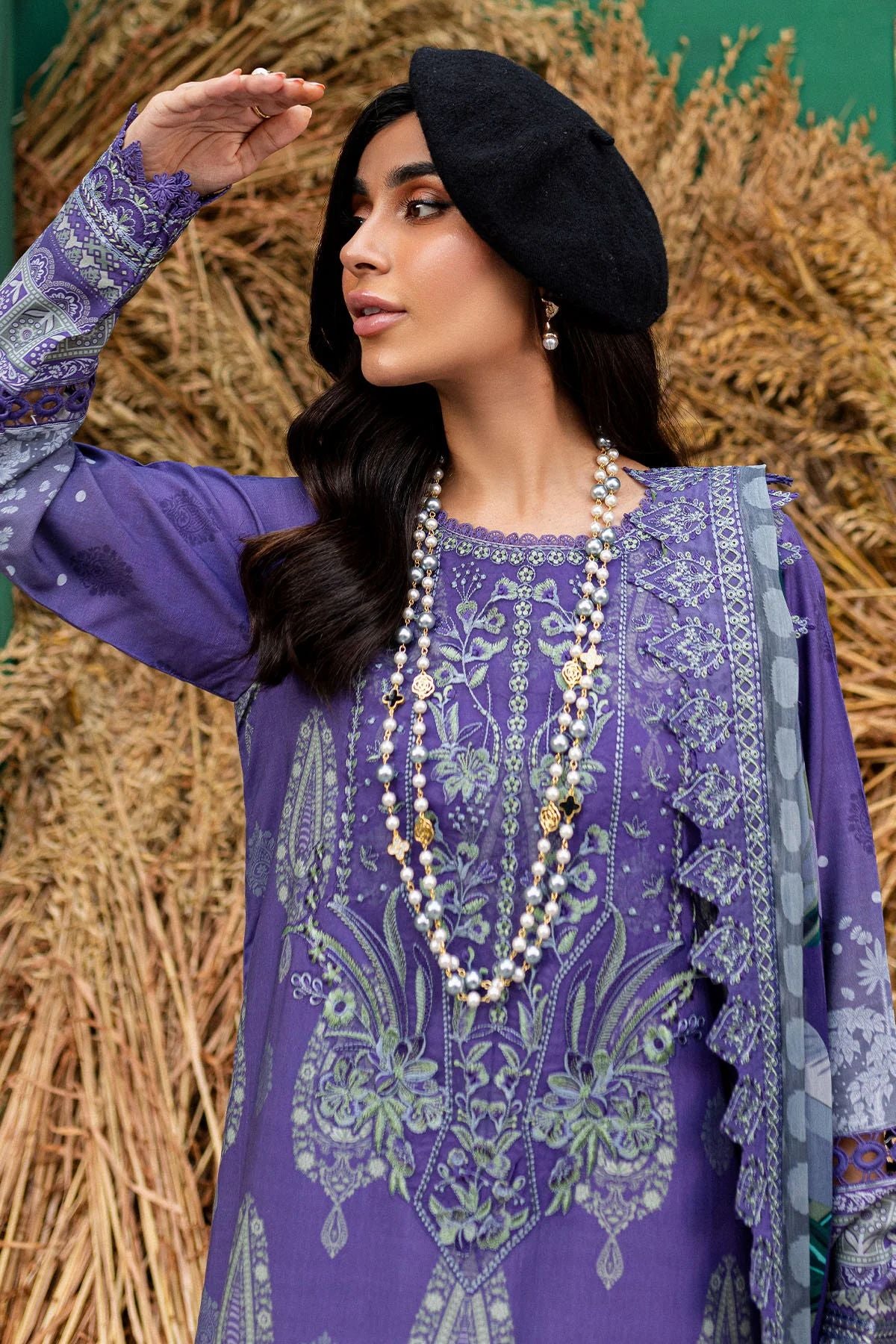 Nureh Gardenia Winter Collection -Women Linen Slub Dresses GS-162