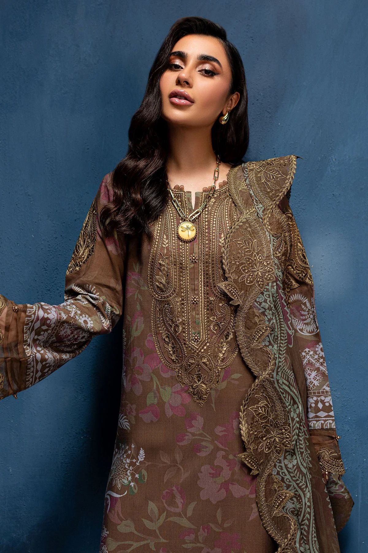 Nureh Gardenia Winter Collection -Women Linen Slub Dresses GS-163