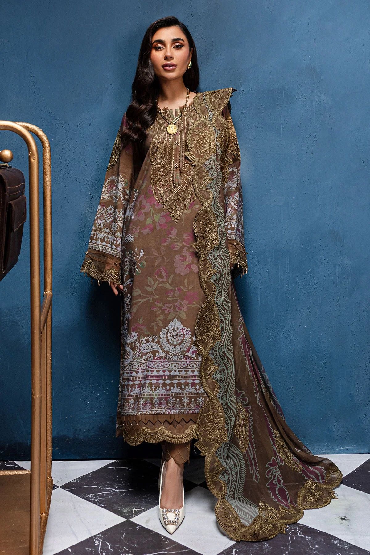 Nureh Gardenia Winter Collection -Women Linen Slub Dresses GS-163
