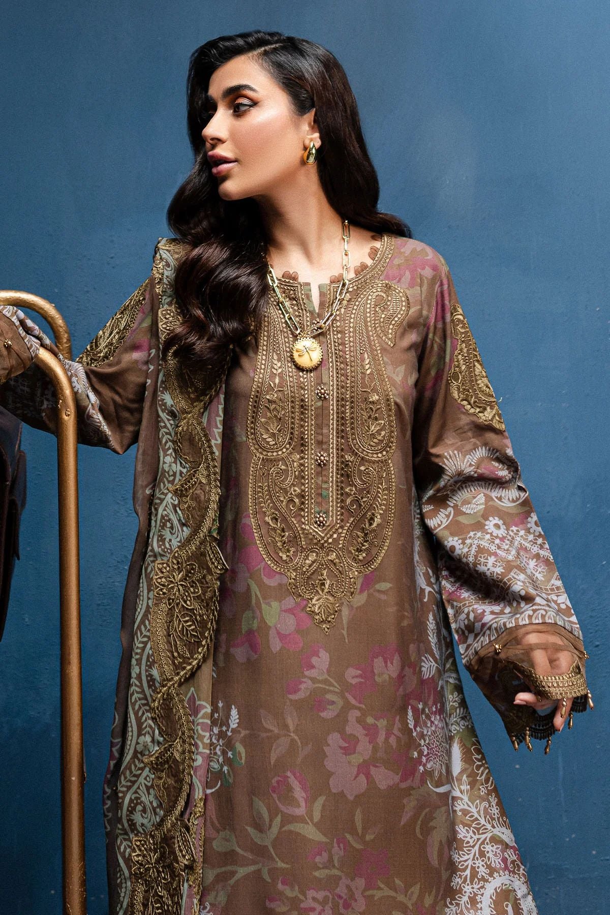 Nureh Gardenia Winter Collection -Women Linen Slub Dresses GS-163