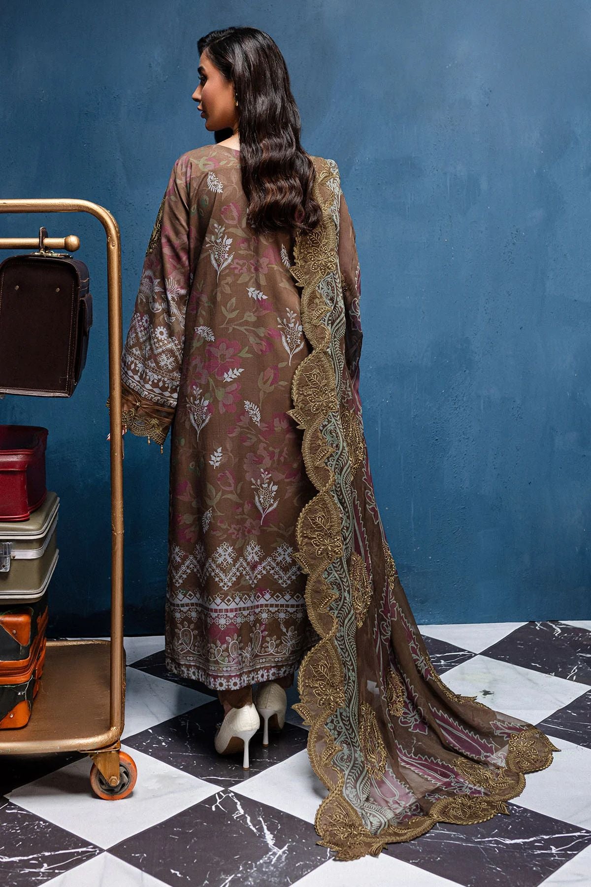 Nureh Gardenia Winter Collection -Women Linen Slub Dresses GS-163