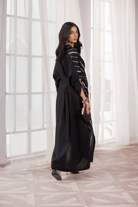 ZAIWA 1pc Embroidered Kaftan 07