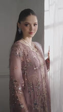 Mushq Ready to Wear Mauve Pink Embellished Chiffon Formal Suit – MFF6
