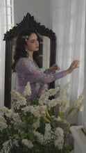 Mushq Ready to Wear Lavender Embellished Chiffon Formal Dress – MFF7