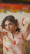 Mona Mausam MM1 Ready to Wear 2pc Printed Blended Lawn Suit – Peach Floral