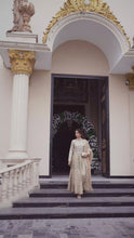 Zaiwaraat by Arwah Embroidered Maxi Dress with Straight Trousers & Dupatta ZWR05