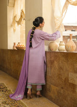 ZSA4 Ziya by Sahar Lilac Embroidered Khaddar 3PC with Wool Shawl