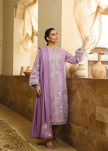 ZSA4 Ziya by Sahar Lilac Embroidered Khaddar 3PC with Wool Shawl