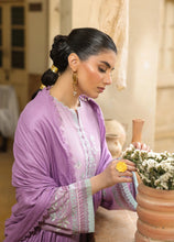 ZSA4 Ziya by Sahar Lilac Embroidered Khaddar 3PC with Wool Shawl