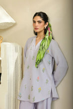 Lilac Floral Motif Self Jacquard 2pc Winter Set – Sahar SWC4