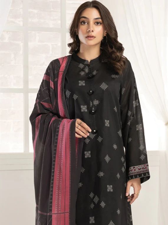 3pc Ready to Wear Dress by Limelight  U2905-Black