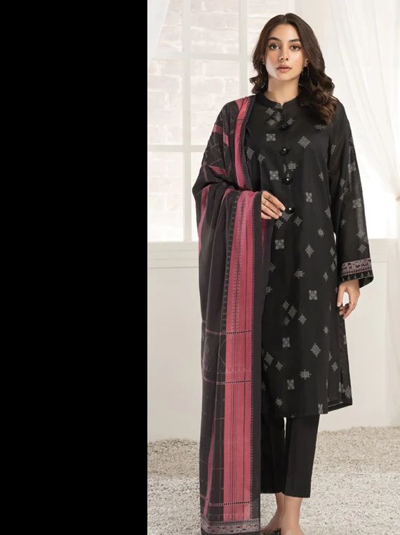 3pc Ready to Wear Dress by Limelight  U2905-Black