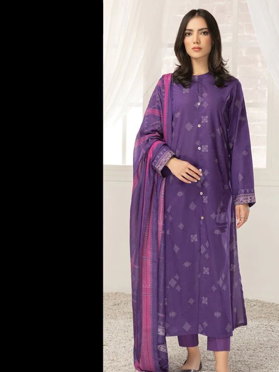 3pc Ready to Wear Dress by Limelight  U2905-Purple