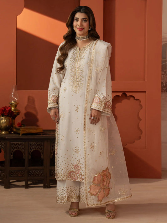 CCM6 Mohagni Chanda Raw Silk Embroidered Suit