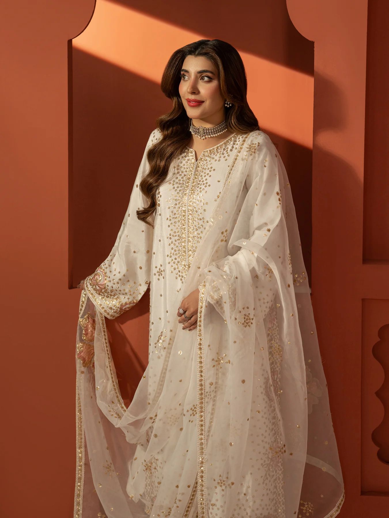 CCM6 Mohagni Chanda Raw Silk Embroidered Suit