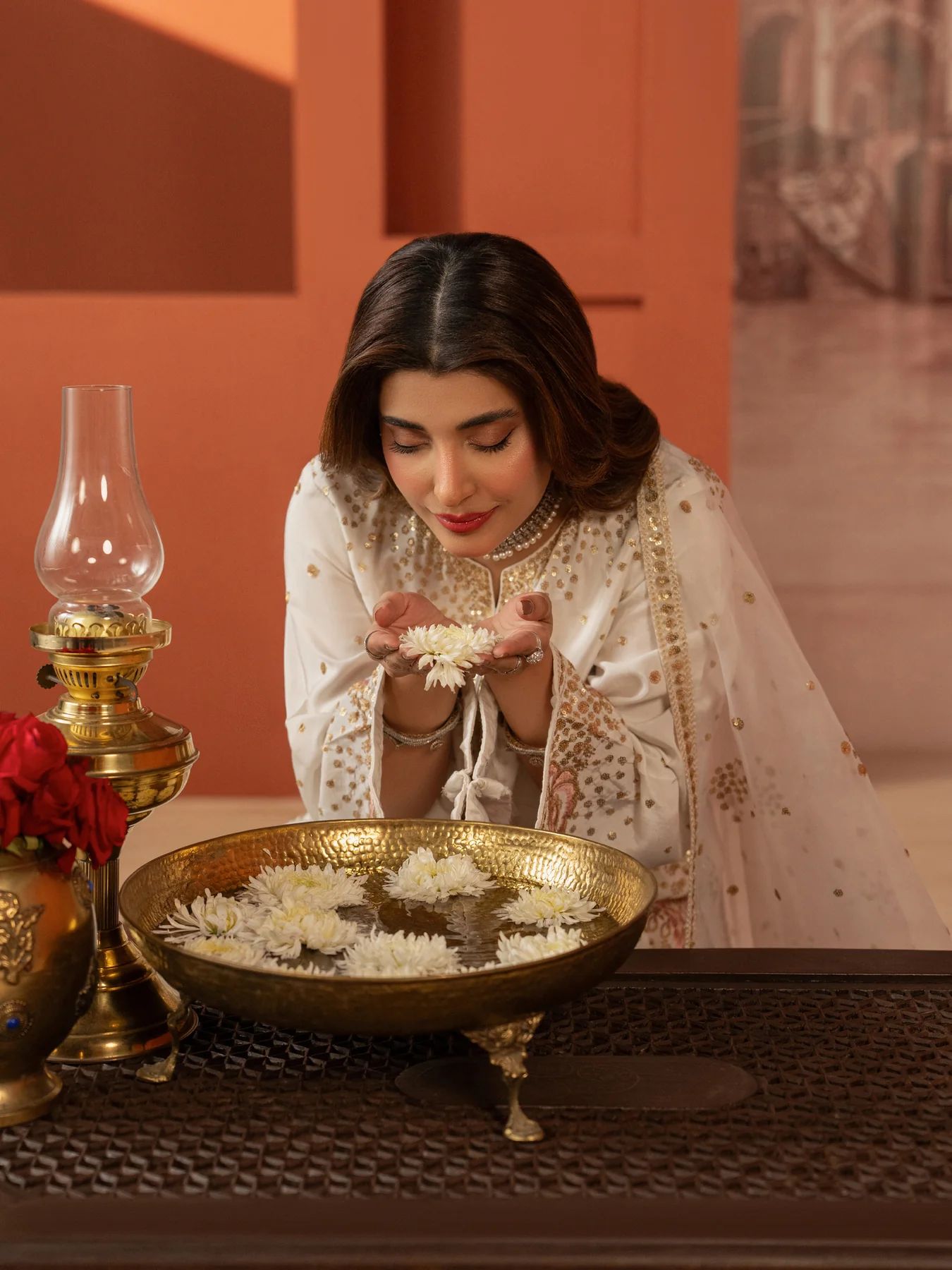 CCM6 Mohagni Chanda Raw Silk Embroidered Suit