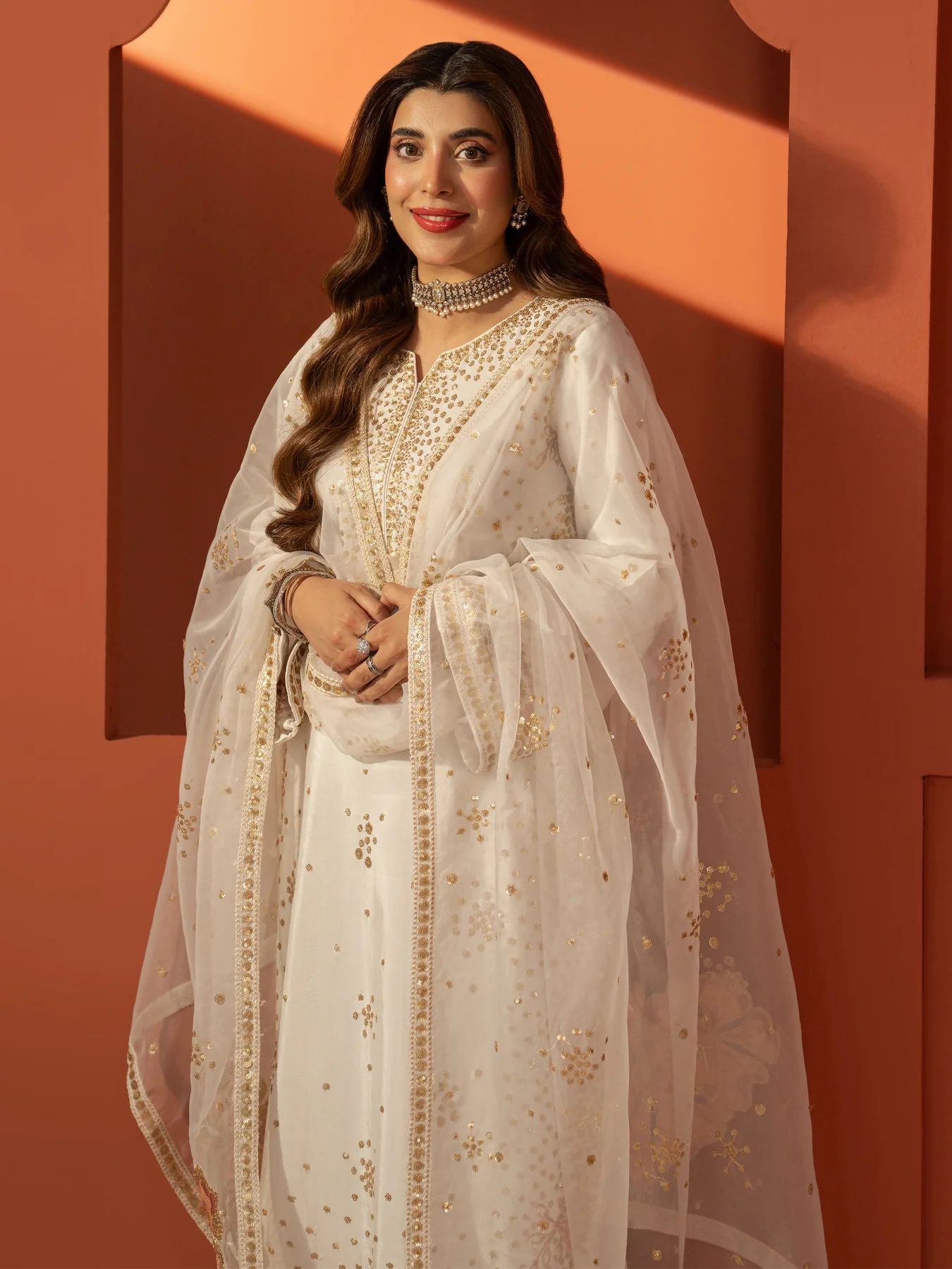 CCM6 Mohagni Chanda Raw Silk Embroidered Suit