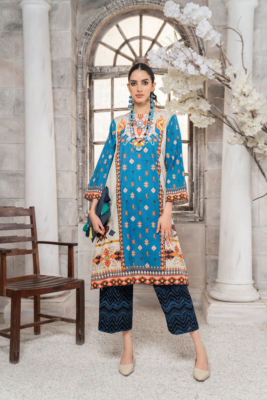 Ready To Wear 2 Pcs Winter Khadar Dress by AABPARA 06