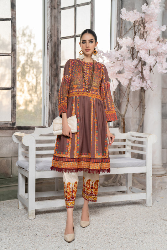 Ready To Wear 2 Pcs WInter Khadar Dress by AABPARA 08