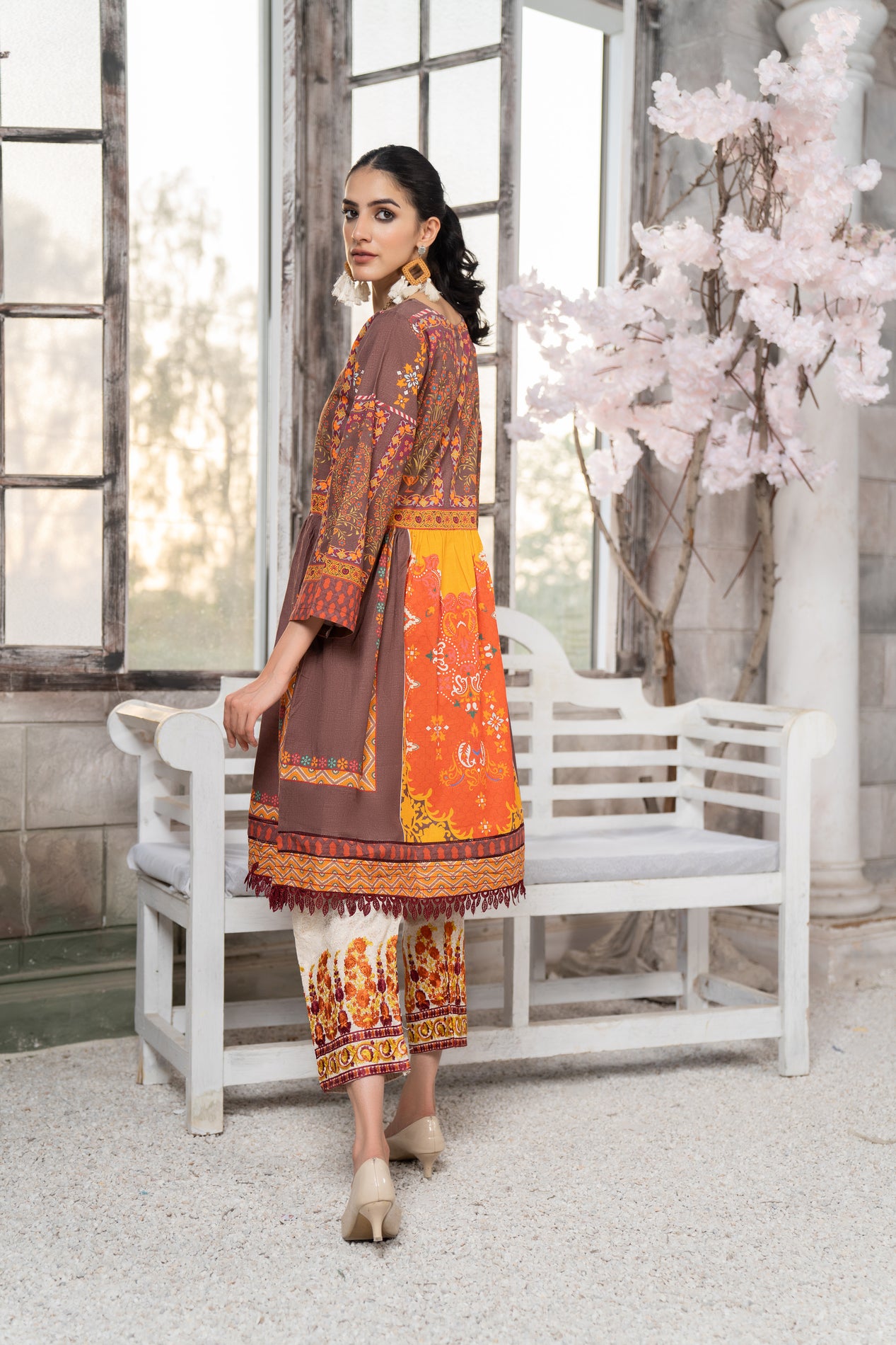 Ready To Wear 2 Pcs WInter Khadar Dress by AABPARA 01 Small